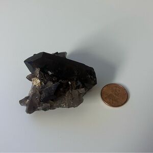 Smokey quartz crystal cluster